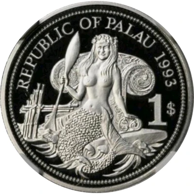 1 Dollar Ocean Scene - Platinum Essai front