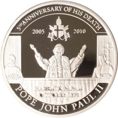 1 Dollar Pope John Paul II back