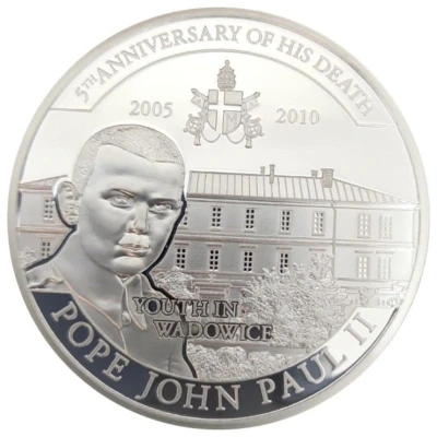 1 Dollar Pope John Paul II back