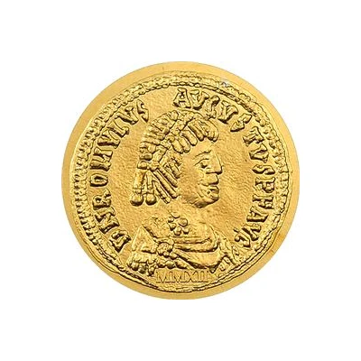 1 Dollar Romulus Augustulus gold coin back