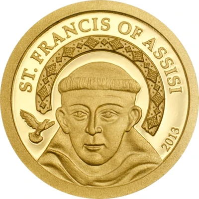 1 Dollar Saint Francis of Assisi back