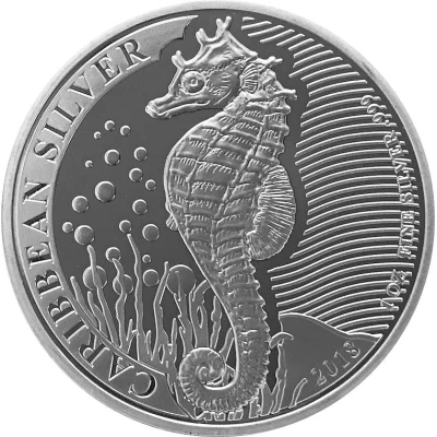 1 Dollar Seahorse back