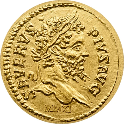 1 Dollar Severus Aureus back