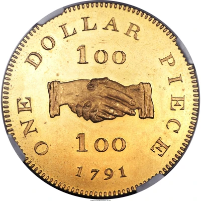 1 Dollar Sierra Leone Company; type "100" back