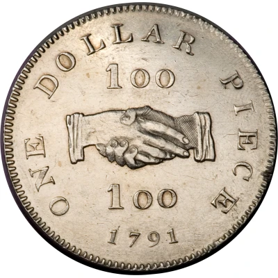 1 Dollar Sierra Leone Company; type "100" back