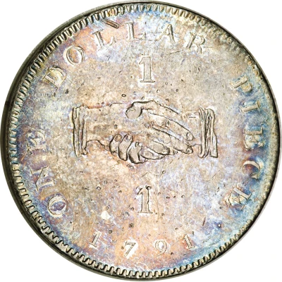 1 Dollar Sierra Leone Company; type "1" back