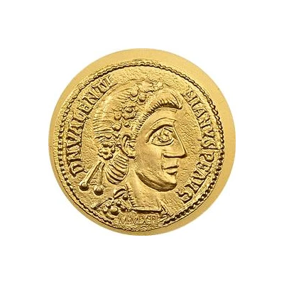 1 Dollar Valentinian gold coin back