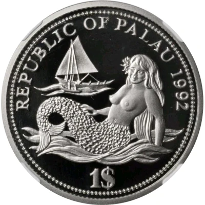 1 Dollar Year of Marine Life Protection - Palladium Essai front