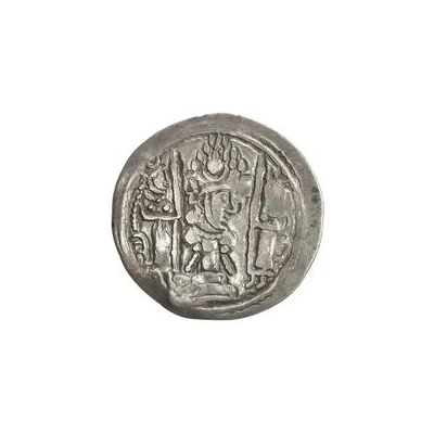 1 Drachm - Anonymous Bukhar Khudat; imitation with countermark ND back