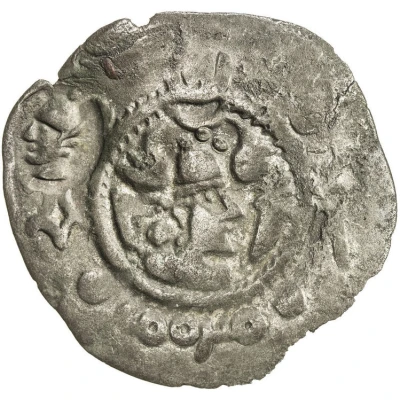 1 Drachm Peroz I imitation; Kobadien; countermark types: 1 / front