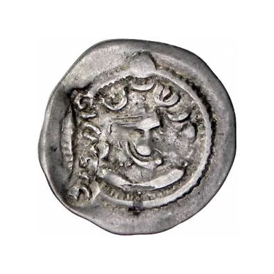 1 Drachm Peroz imitation; Northern Tokharistan ND front