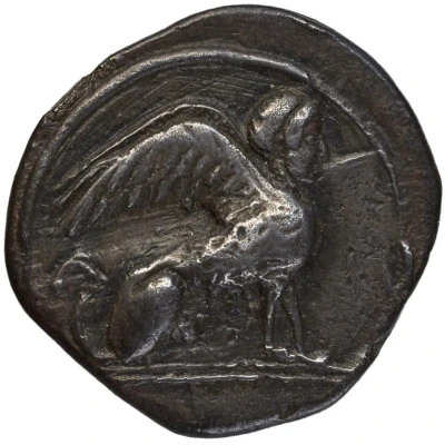 1 Drachm With legend 375 BC - 350 BC back