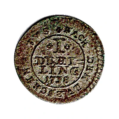 1 Dreiling - George II August back