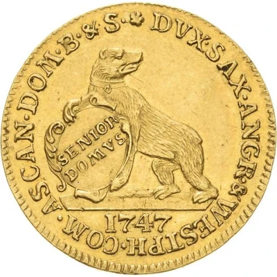 1 Ducat - August Louis back