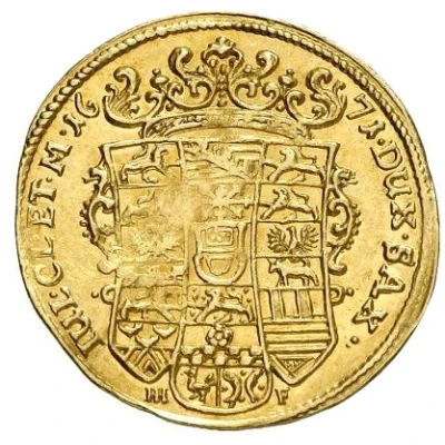 1 Ducat - August of Sachsen-Weissenfels back