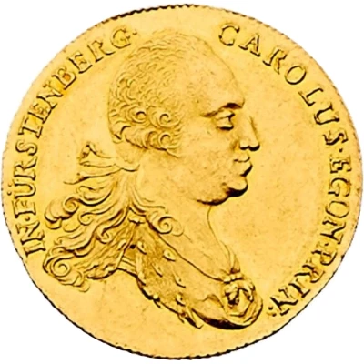 1 Ducat - Charles Egon I Celtic-gold ducat front