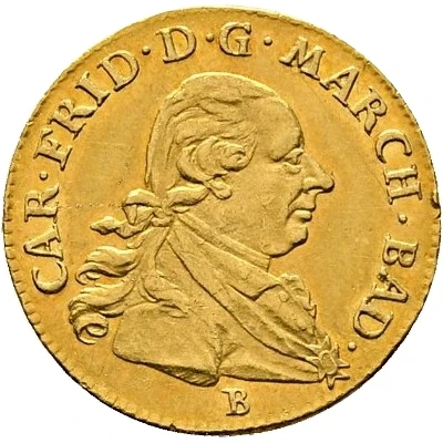 1 Ducat - Charles Frederick Birth of Charles Louis Frederick front