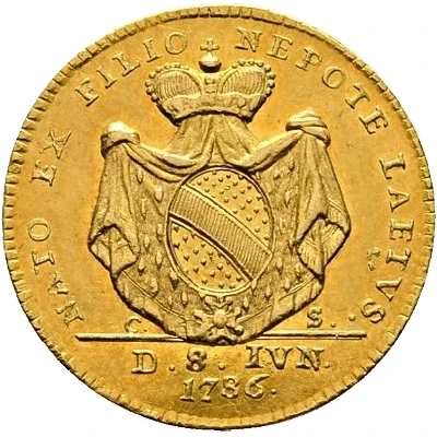 1 Ducat - Charles Frederick Birth of Charles Louis Frederick back