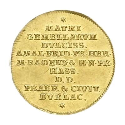 1 Ducat - Charles Frederick Durlach; Birth of twin daughters back