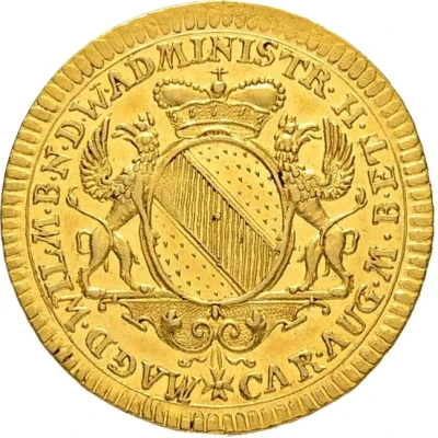 1 Ducat - Charles Frederick Homage of Badenweiler front