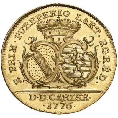 1 Ducat - Charles I Frederick Birth of twin daughters back