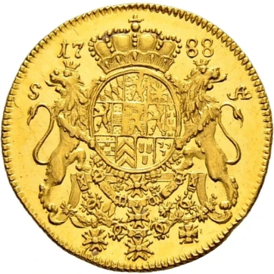 1 Ducat - Charles II August back