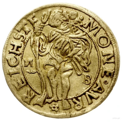 1 Ducat - Charles I back