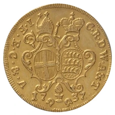 1 Ducat - Charles Rudolph and bishop John Francis Schenk of Württemberg front