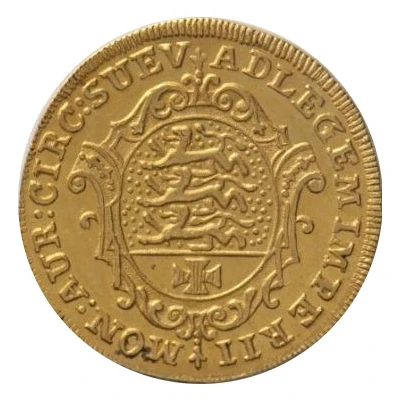 1 Ducat - Charles Rudolph and bishop John Francis Schenk of Württemberg back