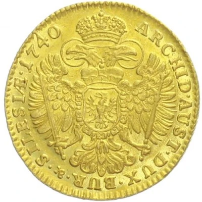 1 Ducat - Charles VI Breslau back