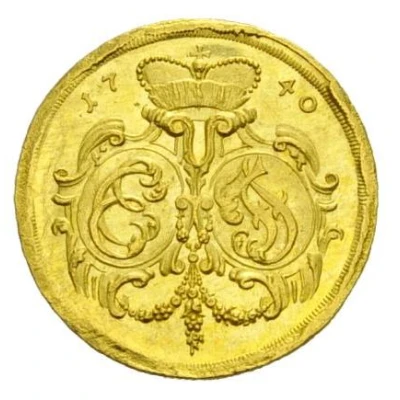 1 Ducat - Christian Ernest and Francis Josias front