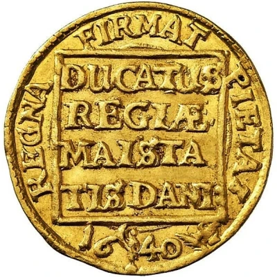 1 Ducat - Christian IV back