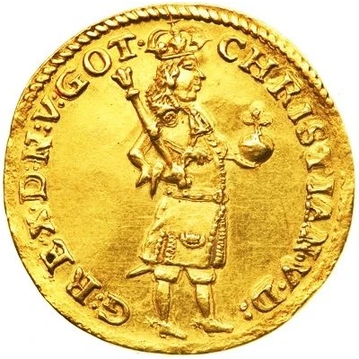 1 Ducat - Christian V front