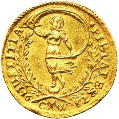 1 Ducat - Christian V back