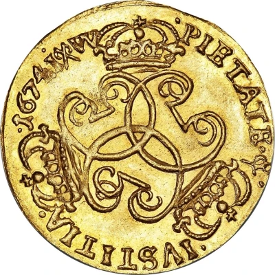 1 Ducat - Christian V back