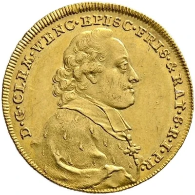 1 Ducat - Clemens Wenzeslaus of Sachsen front