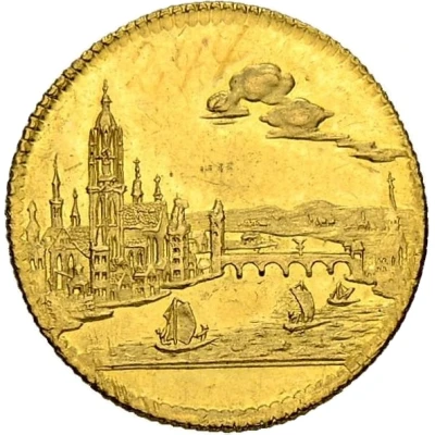 1 Ducat "Contribution Ducat" Large clouds front