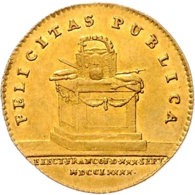 1 Ducat Coronation back