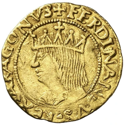 1 Ducat - Ferdinandus II large head ND front