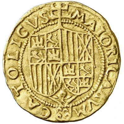 1 Ducat - Ferdinandus II large head ND back