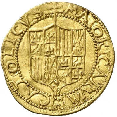 1 Ducat - Ferdinandus II small head ND back