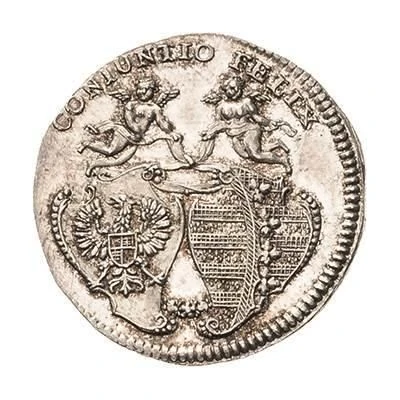 1 Ducat - Francis Josias Silver pattern strike; Marriage front