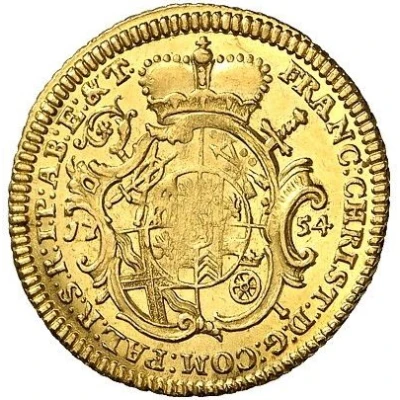 1 Ducat - Francisca Christina of Pfalz-Sulzbach front