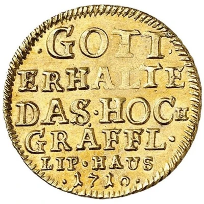 1 Ducat - Frederick Adolphus 43rd Birthday back