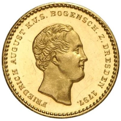 1 Ducat - Frederick August II Schützen Dukat front