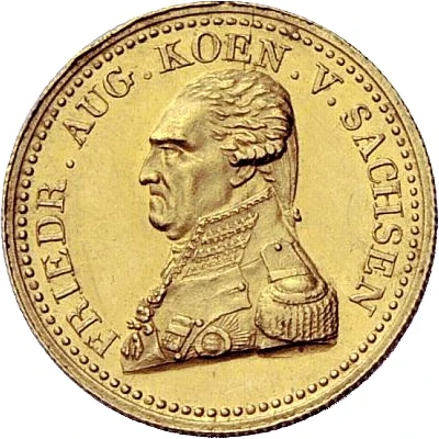 1 Ducat - Frederick August I front