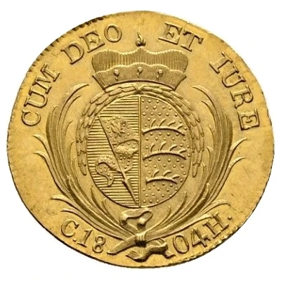 1 Ducat - Frederick II back