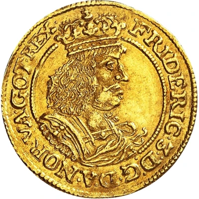 1 Ducat - Frederik III front