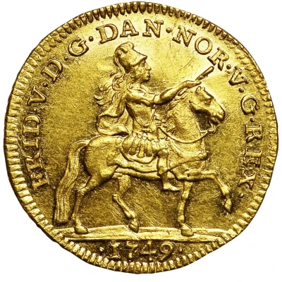 1 Ducat - Frederik V front