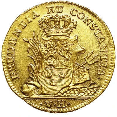 1 Ducat - Frederik V back